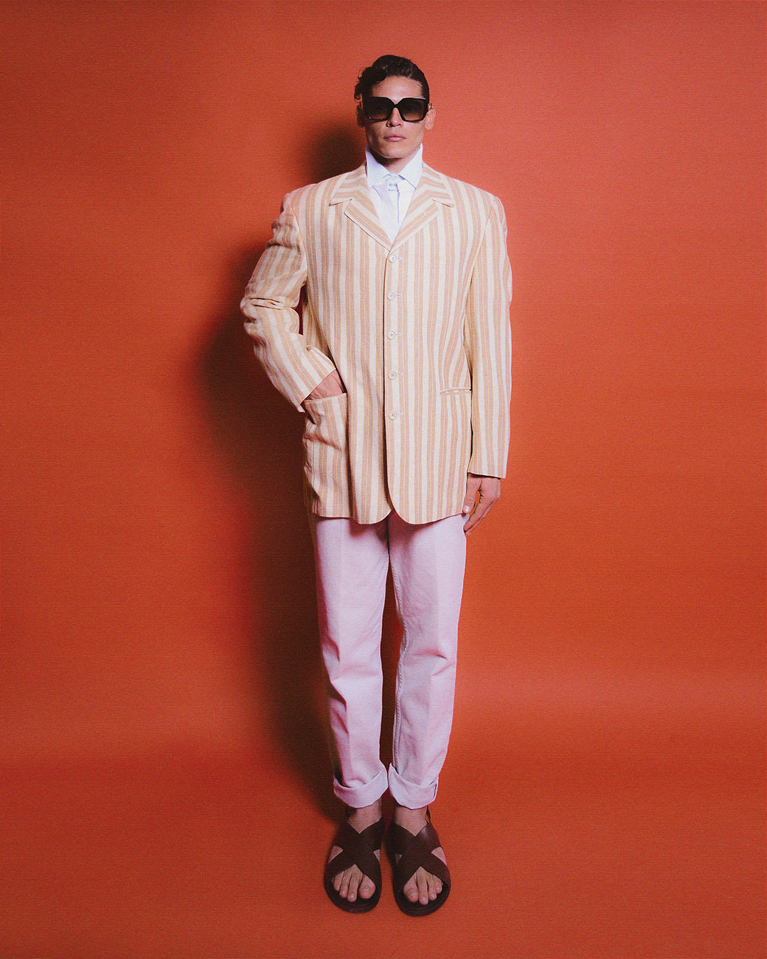 VINTAGE LINEN BLAZER